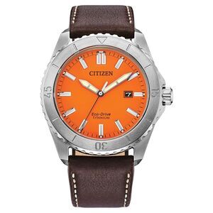 Citizen Men's Weekender Orange Dial Watch - AW1840-09X
